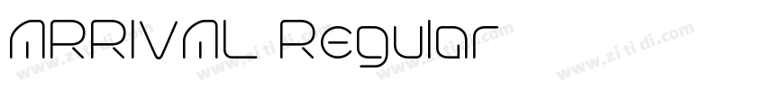 ARRIVAL Regular字体转换 ARRIVAL Regular字体转换